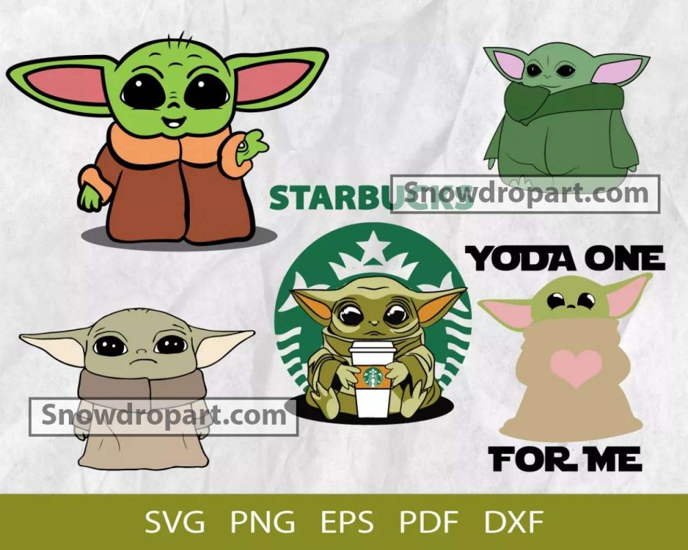 Baby Yoda Svg Bundle Yoda Svg Star Wars Svg Baby Yoda On Board