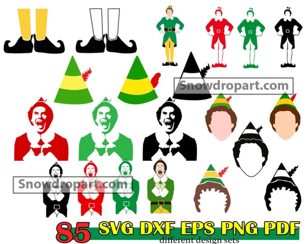 Buddy The Elf Svg Bundle Christmas Svg Xmas Svg Elf Svg