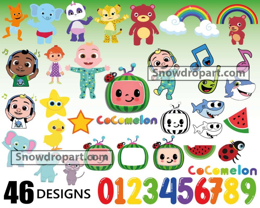 Cocomelon Svg Cocomelon Clipart Cocomelon Bundle Vrogue Co