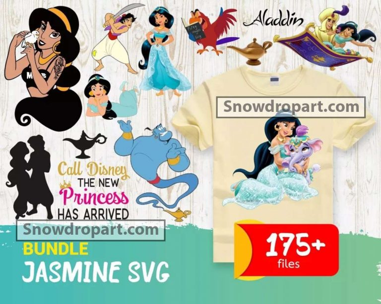 175 Jasmine Svg Bundle Aladin Svg Aladin And The Magic Lamp Jasmine