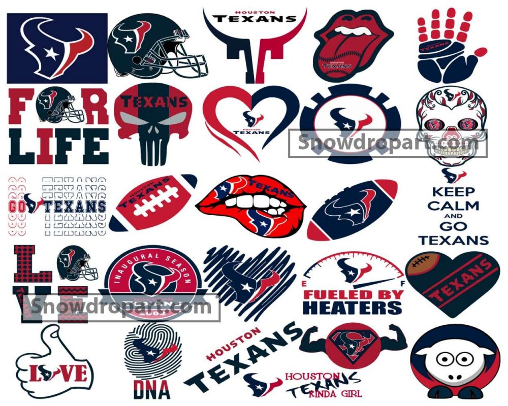 Houston Texans Svg Bundle Texans Logo Svg Nfl Svg