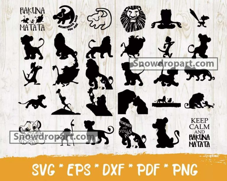 85 Lion King Svg Bundle Lion King Svg Simba Svg