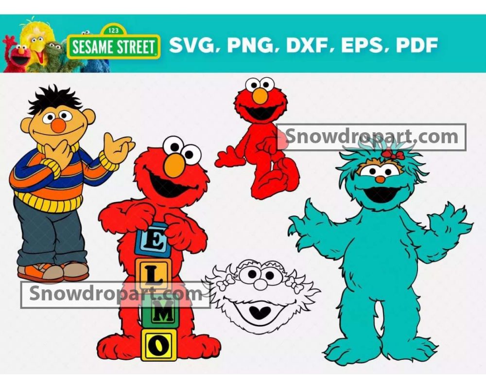 43 Sesame Street Svg Bundle Sesame Street Svg The Muppets Svg