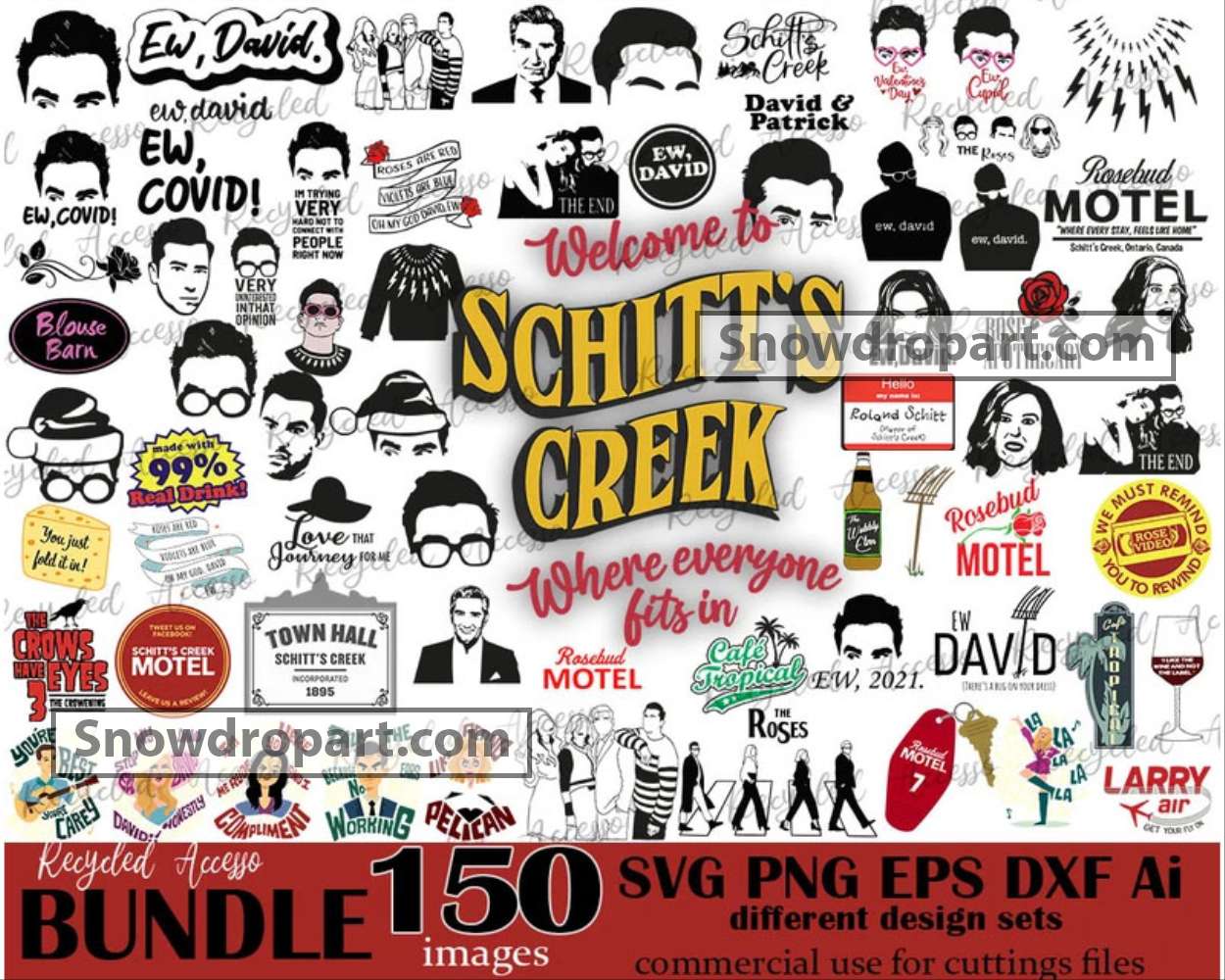 150 Schitts Creek Svg Bundle, Schitts Creek Cricut, Schitts Creek Svg