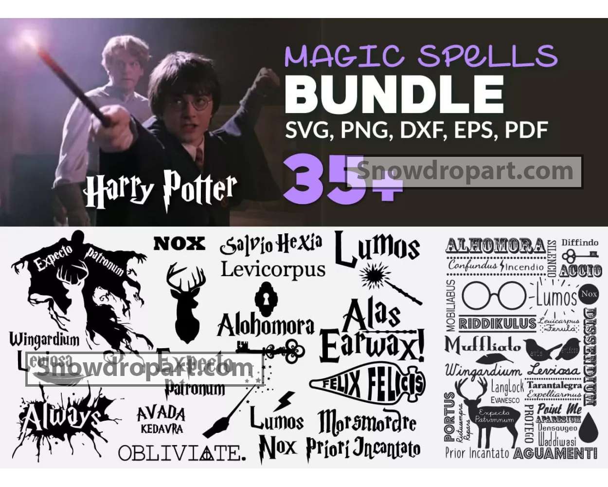 Harry Potter SVG Images Bundle: The Ultimate Collection for Magical Designs