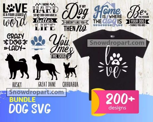 200 Dog Svg Bundle, Dog Svg, Dog Mom Svg, Dog Face Svg, Dog Quotes Svg