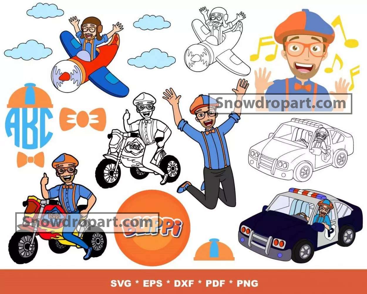 Blippi SVG, Blippi Clipart, Blippi Shirt Svg, Blippi Cricut, 46% OFF