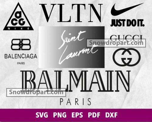 350 Brand Logo Svg Bundle, Brands Svg, Fashion Brand Svg, Fendi Svg ...