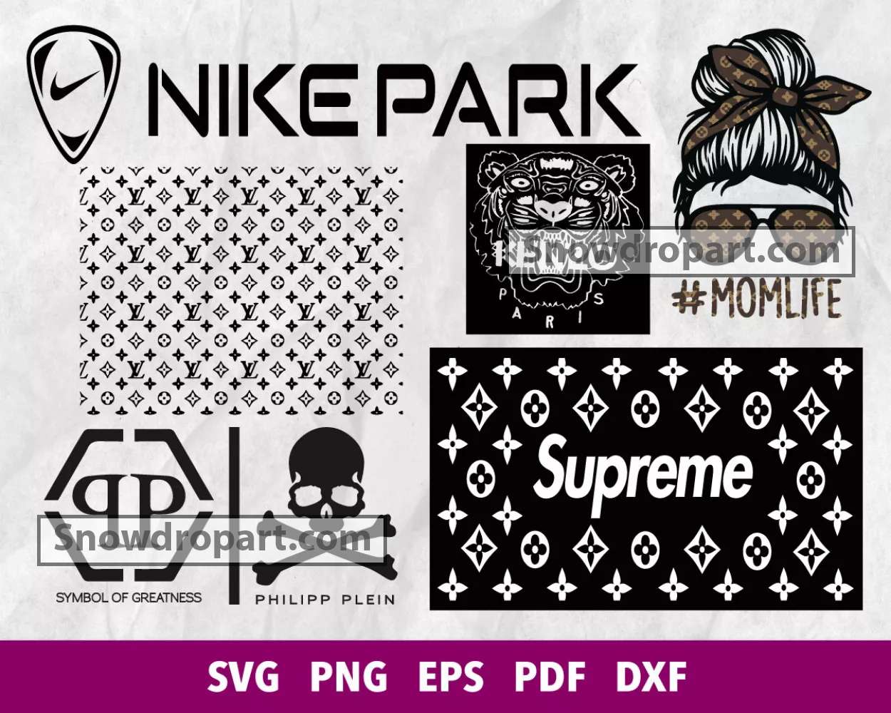 World's Fashion Brands Logos in SVG Vector and PNG File Format