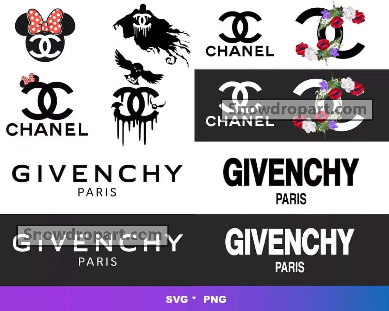 Fashion Brand Bundle Svg, Gucci, Chanel, Lv Logo Svg , Brand Svg File Cut  Digital Download,Fashion brand logo svg