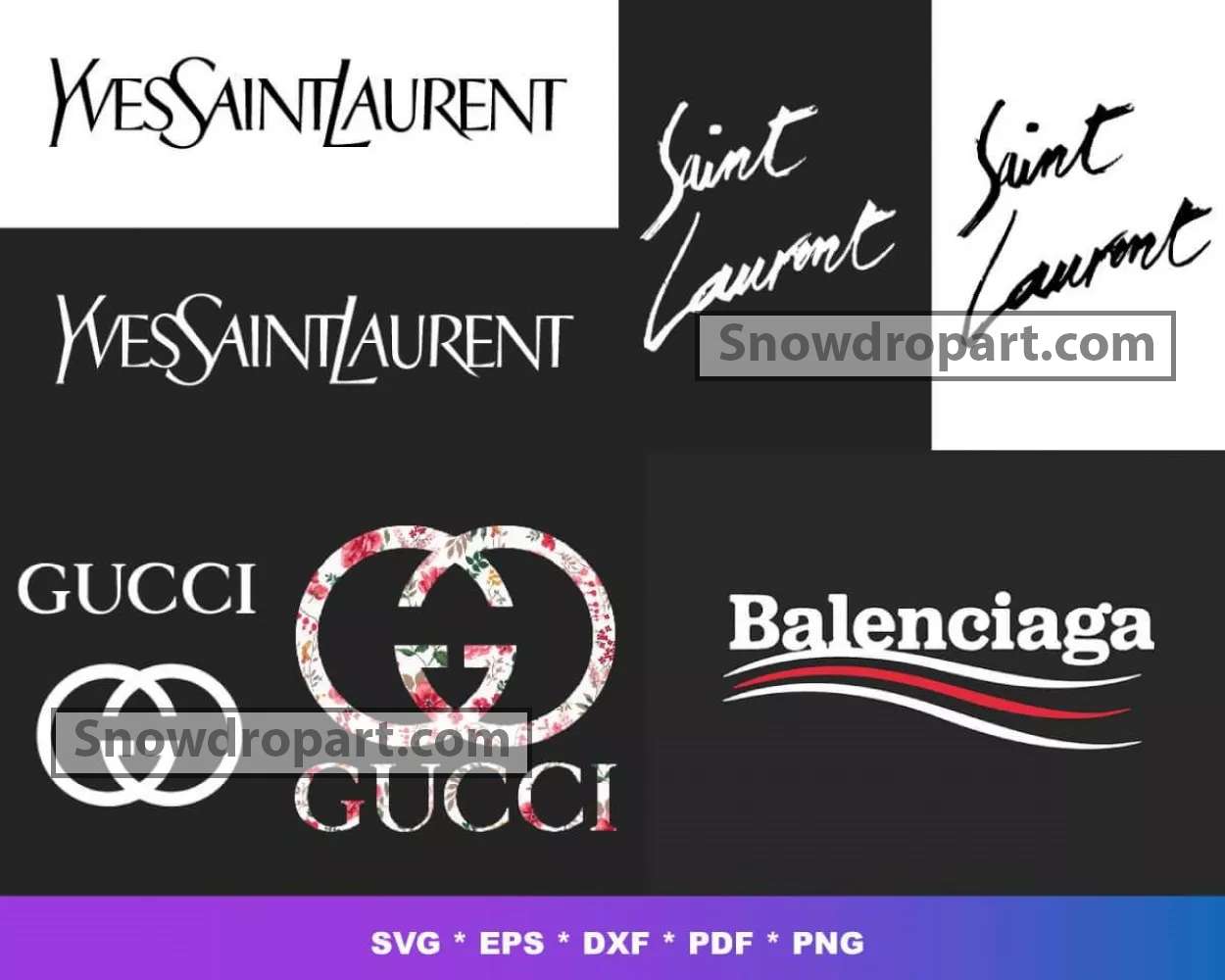 Fashion Brands Logo Bundle, Brand Logo SVG , Brand Logo Cricut