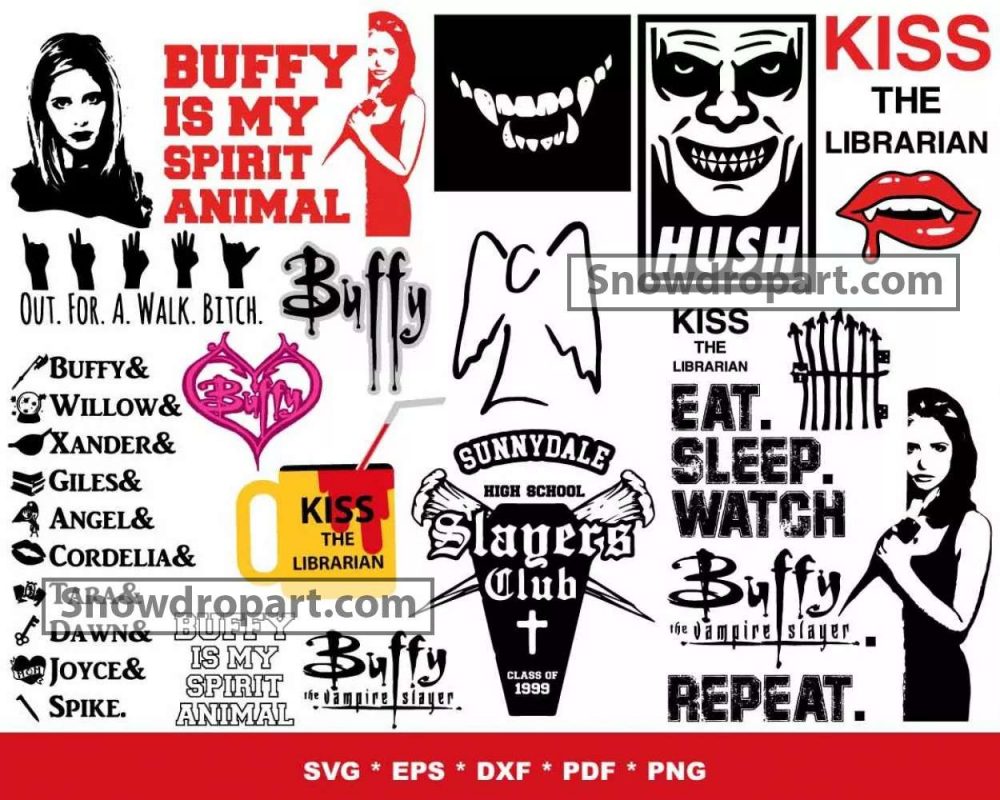 1000 Buffy The Vampire Slayer Svg Bundle, Sunnydale Svg