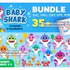 35 Baby Shark Elements Svg Bundle, Baby Shark Clipart, Baby Shark Svg