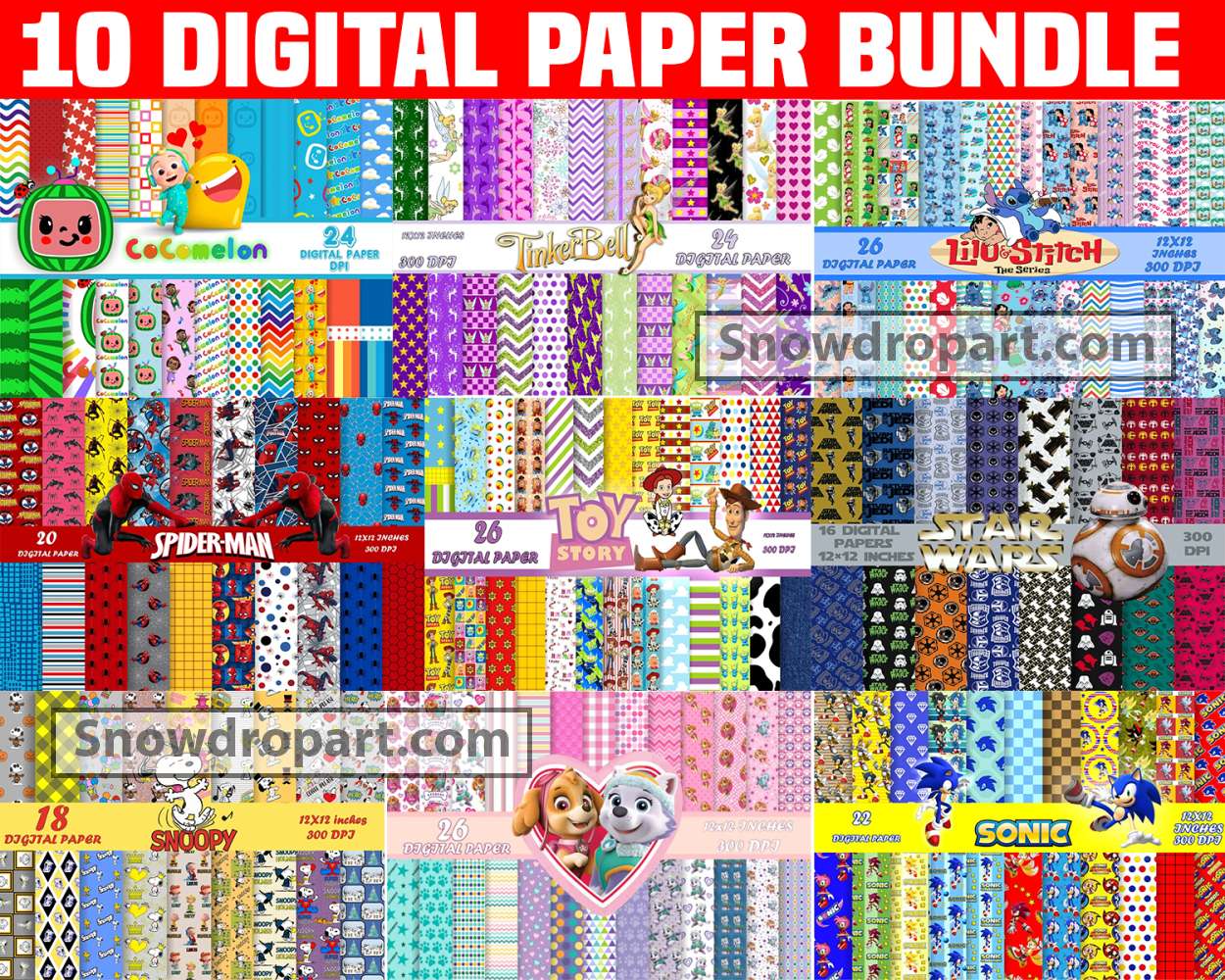 Lilo & Stitch Digital Paper Patterns and FREE Clip art