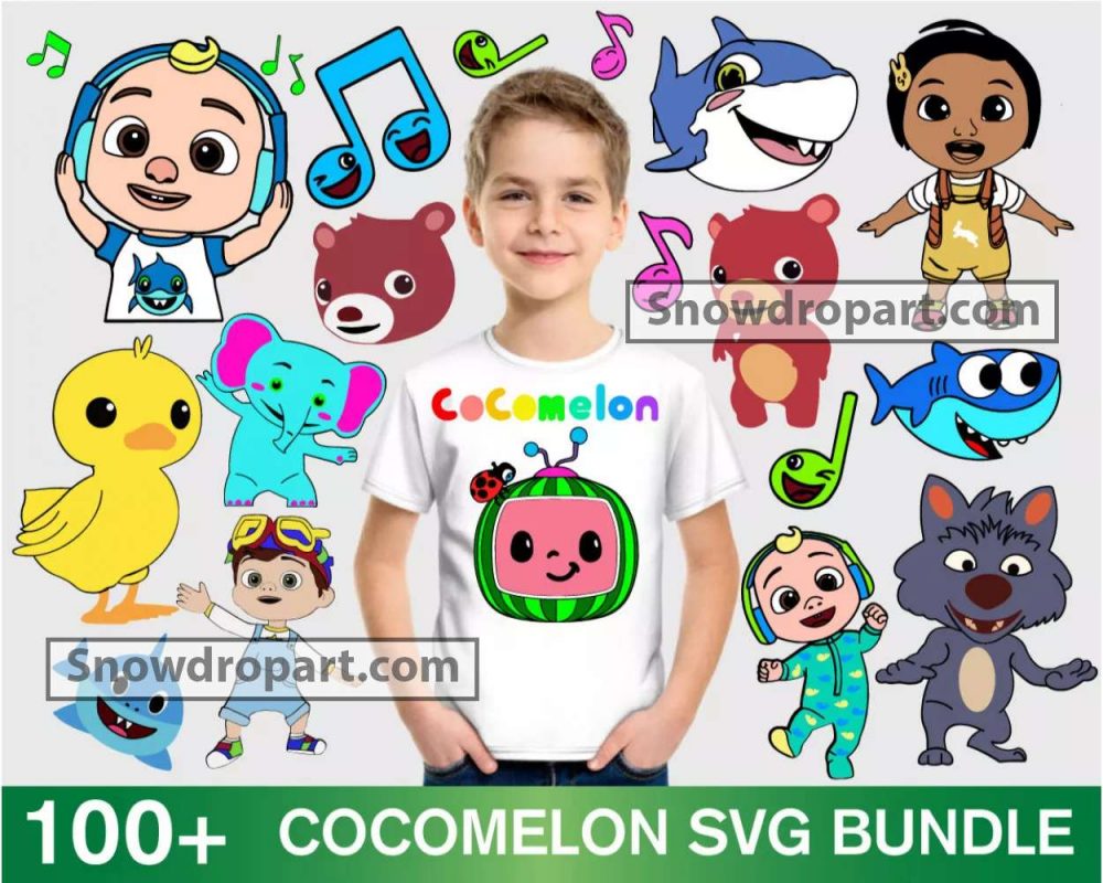 100 Cocomelon Svg Bundle Cocomelon Svg Cocomelon Clipart Snowdrop ...