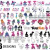 86 Trolls Svg Bundle, Poppy Queen Svg, Trolls Birthday Svg