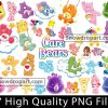 97 Care Bears Png Bundle, Care Bears Clipart, Care Bears Png