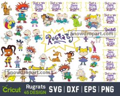 45 Rugrats Svg Bundle, Rugrats Svg, Rugrats Cricut