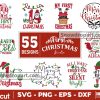 55 Christmas Svg Bundle, Christmas Svg, 1st Christmas Svg