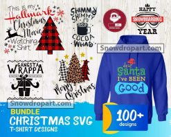 100 Christmas T shirt Svg Bundle, Christmas Svg, Xmas Svg