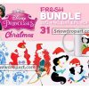 31 Disney Princess Christmas Svg Bundle, Christmas Svg, Disney Svg