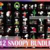 42 Christmas Snoopy Png Bundle, Christmas Peanuts Png