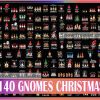 140 Gnomes Christmas Png Bundle, Christmas Png, Sublimation