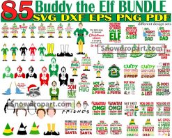 85 Buddy The Elf Svg Bundle, Christmas Svg, Xmas Svg, Elf Svg