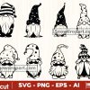 FREE 8 Christmas Gnomes Svg Bundle, Christmas Holidays Svg