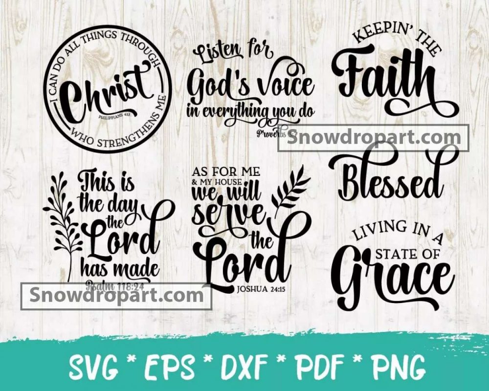 100 Christian Svg Bundle, Faith Svg, Christian Svg, Christian Cross Svg ...