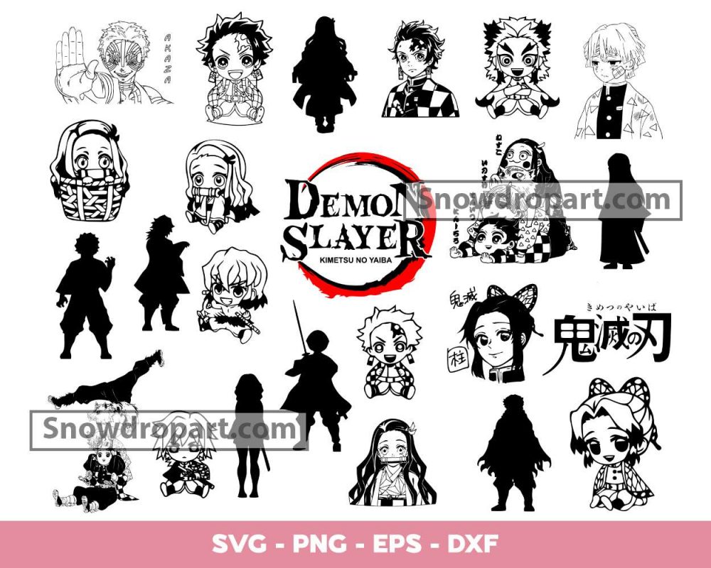 110 Demon Slayer Svg Bundle Demon Slayer Svg Nezuko Svg 2285