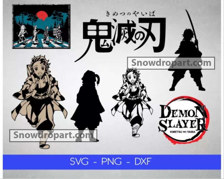 20 Demon Slayer Svg Bundle, Demon Slayer Svg, Nezuko Svg - Snowdrop Art ...