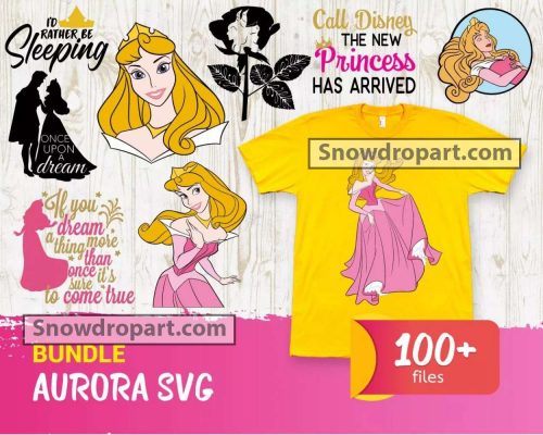 100 Aurora Svg Bundle, Princess Svg, Disney Svg, Aurora Svg