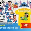 200 Lilo And Stitch Bundle Svg, Stitch Svg, Stitch Font
