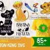 85 Lion King Svg Bundle, Lion King Svg, Simba Svg