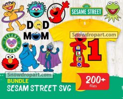 200 Sesame Street Svg Bundle, Sesame Street Svg, Muppets Svg