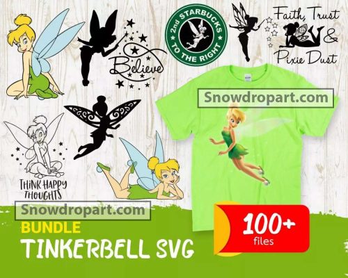 100 Tinkerbell Svg Bundle, Disney Svg, Tinkerbell Svg