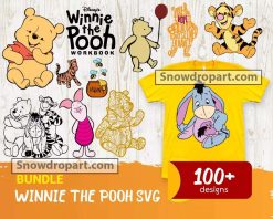 100 Winnie The Pooh Svg Bundle, Pooh Svg, Piglet Svg
