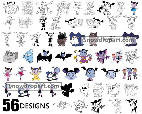 56 Vampirina Svg Bundle, Vampirina Cut Files, Vampirina Birthday