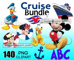 140 Disney Cruise Png Bundle, Disney Png, Mickey Png