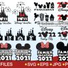 25 Disney Family Vacation Svg Bundle, Mickey Mouse Svg