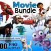 300 Disney Movie Png Bundle, Disney Png, Disney Clipart