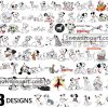 93 Dalmatians Svg Bundle, 101 Dalmatians Svg, Disney Svg