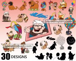 30 Disney Up Svg Bundle, Disney Svg, Disney Up Clipart