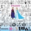 72 Frozen Svg Bundle, Frozen Svg, Elsa Svg, Anna Svg, Olaf Svg