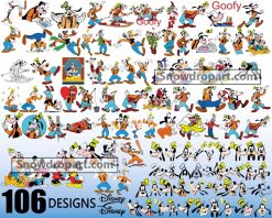 106 Goofy Svg Bundle, Goofy Svg, Goofy Cut Files, Disney Svg