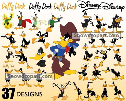 37 Daffy Duck Svg Bundle, Daffy Duck Svg, Disney Svg