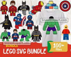 100 Lego Marvel Svg Bundle, Lego Svg, Superhero Svg