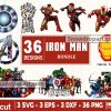 36 Iron Man Png Bundle, Marvel Png, Avengers Png