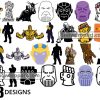 28 Thanos Svg Bundle, Marvel Svg, The Infinity Gauntlet Svg